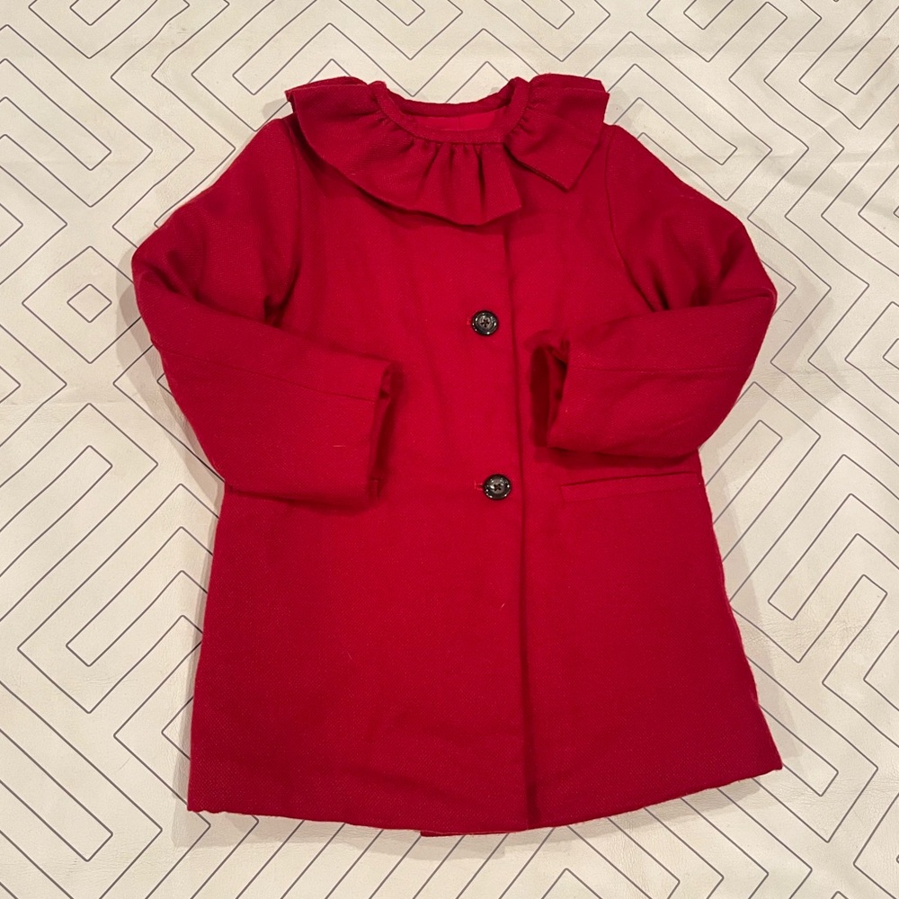 Edgehill Collection Red Pea Coat